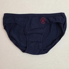 Y2K Gilly Hicks Down Undies Classic Cotton Bikini Panty Size M Baby Blue Red