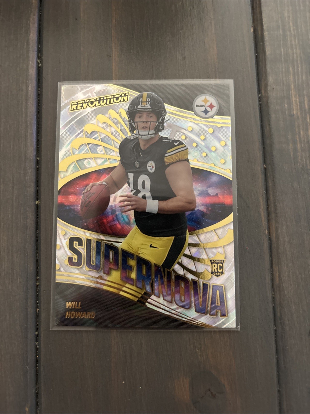 2025 panini revolution Will Howard Supernova #23 RC Fractal Steelers