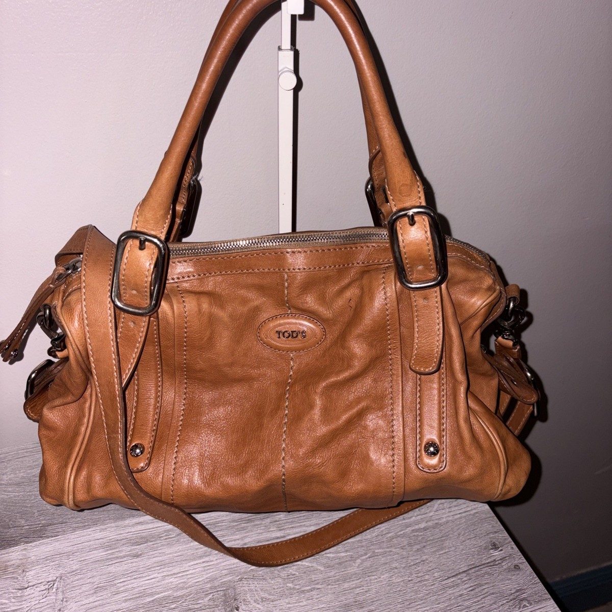USED　BAG AUTHENTIC Vintage 2000s TOD's Women's Brown Leather Tote Bag | eBay