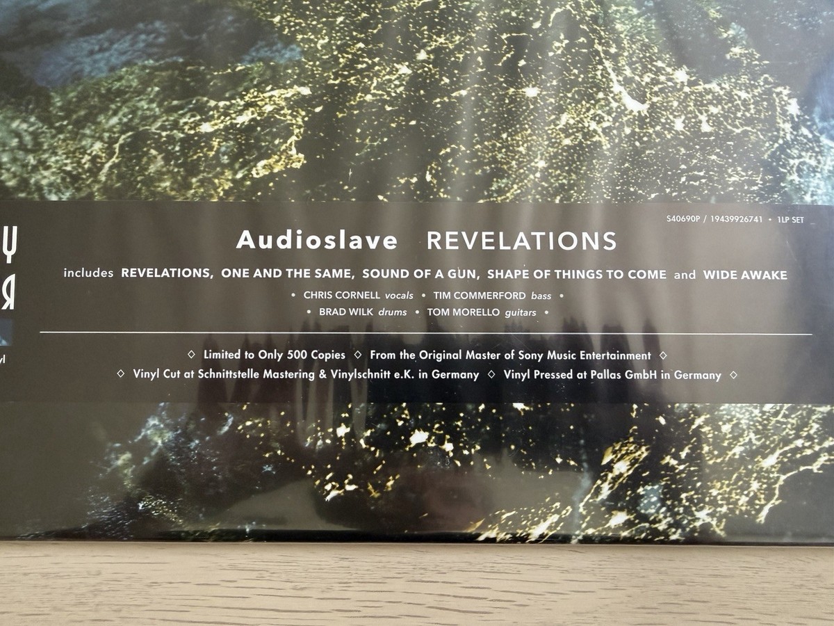 Audioslave Revelations Colored Vinyl LP xx/500 Copies OFFICIAL NEW