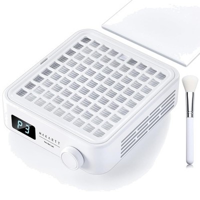 Mini Nail Dust Collector with Powerful Suction for Manicure and Pedicure Use