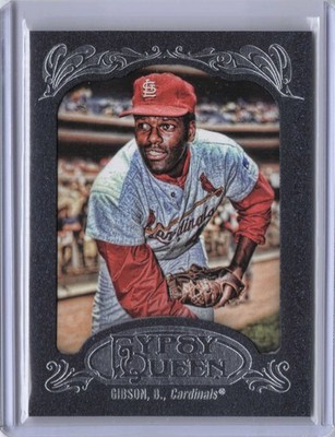 2012 Topps Gypsy Queen #237 Bob Gibson Framed Blue #/599