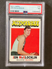 1971 Topps #74 Jon McGlocklin PSA 7