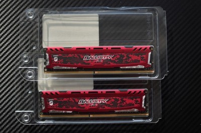 Lot of 2x NEW IN BOX Ballistix 8GB DDR4 RAM 2666Mhz Desktop Memory 2x8GB