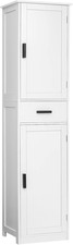 67'' Tall Bathroom Cabinet, Storage Cabinet with 4 Shelves 2 Doors, Narrow Sto