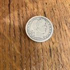 1916-D Denver Barber Liberty Head Quarter US 25c Silver Type Coin