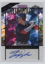 2023 Leaf Vivid Technicolor White Crystals 2/6 Ralphy Velazquez #T-RV1 Auto s7f