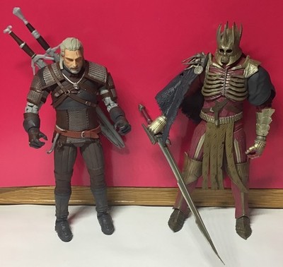 McFarlane 7'' Jointed Witcher 3 Wild Hunt Geralt Eredin Breacc Glas Figures 2021