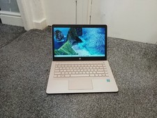 HP Pavilion 14 Rose Gold Windows 11 Laptop. 250gb SSD, 8GB DDR4, Full Office