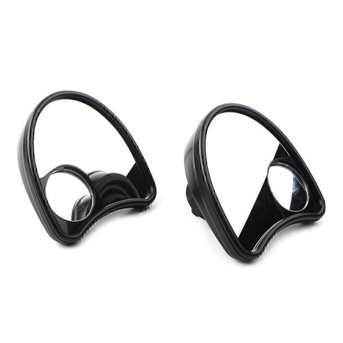 Fairing Mount Mirrors Blind Spot Side Mirror For Harley Batwing Touring 96-2013 - Picture 6 of 8