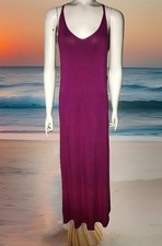 BLUE CURL BEACH WEAR Dress Maxi Long Size Medium Sleeveless