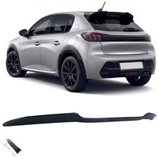 Dachspoiler Heckspoiler Für Peugeot 208 II 2019-2023 / Spoiler Schwarz Glanz