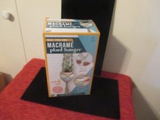 ANKER ART Macrame Plant Hanger Kit NIB LOOP AND TIE COMPLETE DIY