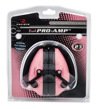 New Radians Compact Pro Amp NRR 23 db Electronic Earmuffs, Pink PAP700CS