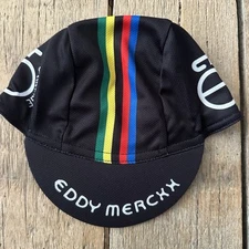 EDDY MERCKX Cycling Cap - 100% Wicking Polyester NEW Free Shipping !!