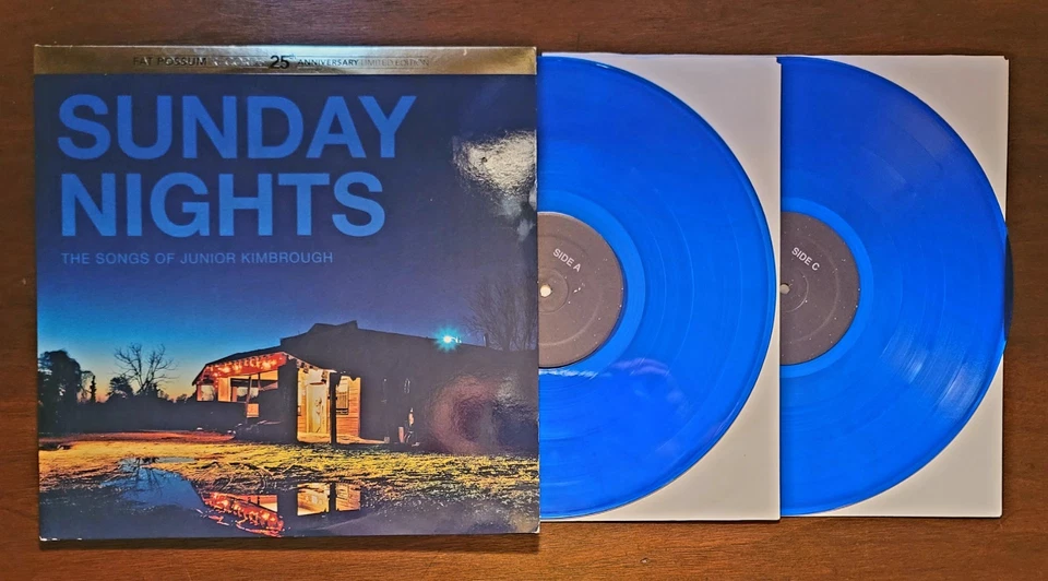 SUNDAY NIGHTS Junior Kimbrough 2 Lp 2016 RSD Release Ltd Ed Blue Vinyl Various  - Image 2 of 4