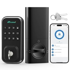 Keyless Entry Door Lock, Smart Lock for Front Door with Digital Keypad, Built