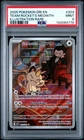 142064778 Team Rocket's Meowth 2025 Pokemon Destined Rivals #203 PSA 9