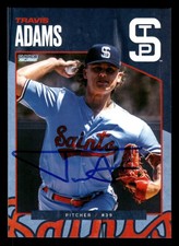 Travis Adams Minnesota Twins IP Signed Autographed 2025 St. Paul Saints Choice