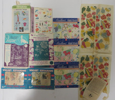 Vtg Lot HOT IRON EMBROIDERY Transfer Patterns Vogart Textileprints Walker's
