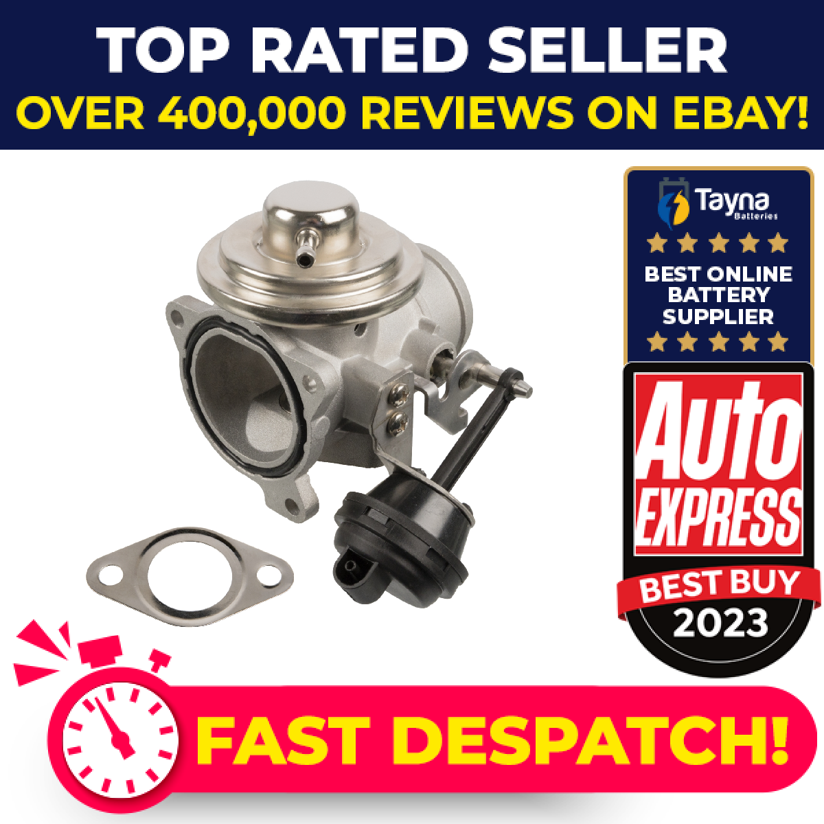 EGR Valve fits AUDI A3 8L1 1.9D 96 to 03 ATD 038129637B 038131501A 038131501E