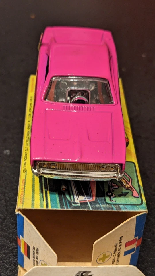 Miniature Matchbox Superfast N°70 - Rose -  DRAGSTER - Vintage 70 - Photo 3/4