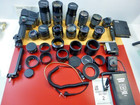 Lot of Vintage Film Camera Lenses and Accessories Pre-owned For Parts