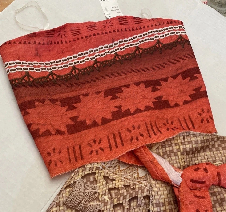 Disney Moana девочек размер 4-6 костюм принцесса полинезийский 3 изделия комплект Disney World - Изображение 3 из 4