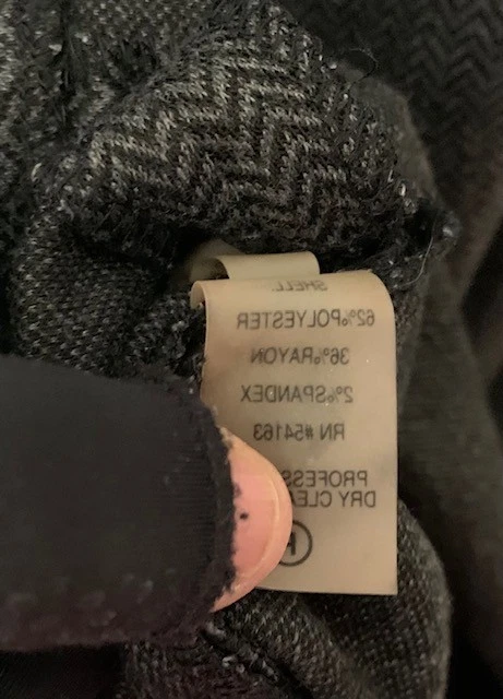 Calvin Klein Dress Women’s 22W Gray Knee Length Sheath Classic Career - Image 4 of 4