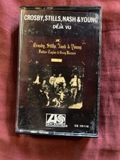 Crosby Stills Nash  Young - Deja Vu - Cassette Tape Album Atlantic 1970