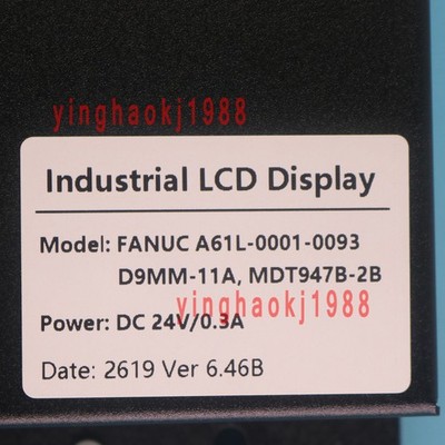 Display Screen A61L-0001-0093 LCD Monitor FANUC CNC system CRT Used Tested