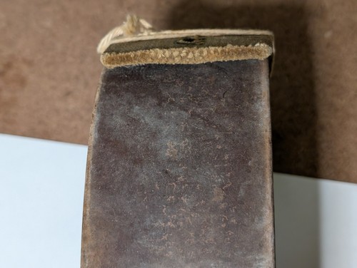 Navaja de cuero vintage Strop Wester Bros Anchor marca número 154 - Imagen 9 de 9
