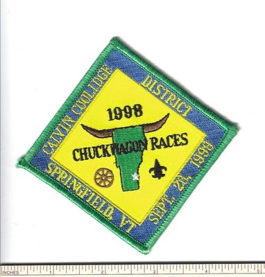 SCOUT BSA 1998 CALVIN COOLIDGE DISTRICT GREEN MOUNTAIN CNCL VERMONT SPRINGFIELD