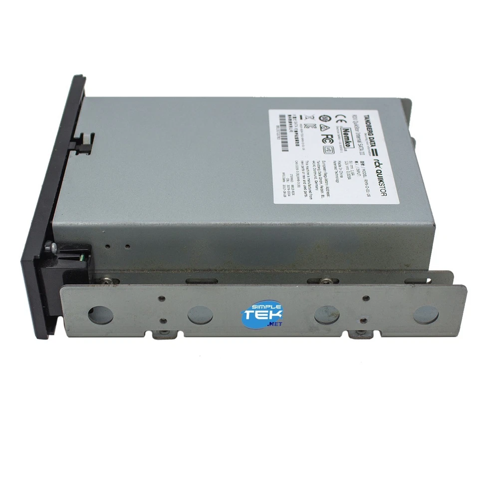 Tandberg Data RDX QuikStor Internal SATA III 5.25" RDX Drive SATA - Image 3 of 4