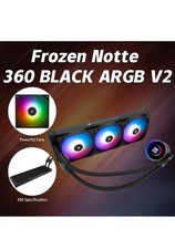 Thermalright Frozen Notte 360 Black ARGB V2 Water Cooling CPU Cooler, 360 Spe...
