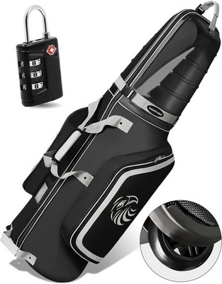 yamato Golf Travel Bag Abs Hard Shell Top Golf Travel Case for Golf Clubs, Airli
