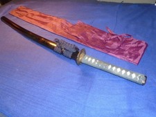Japanese sword wakizashi in mountings 