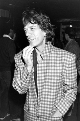 Mick Jagger at Ronnie Scotts to watch Charlie Watts perform Old Photo