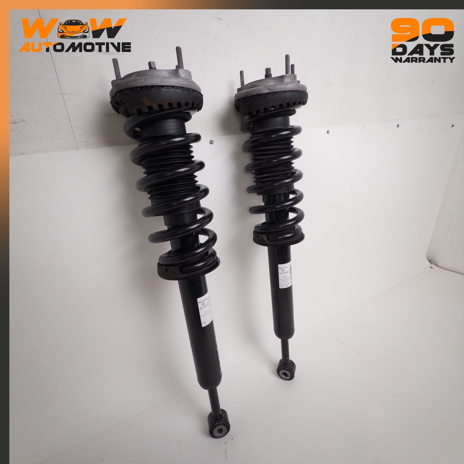 14-19 MASERATI GHIBLI FRONT LEFT RIGHT SHOCK ABSORBER SHOCK STRUT SET OEM