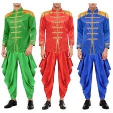 US Mens Halloween Festival Arab Prince Dress-up Uniform Costume Carnival Outfits