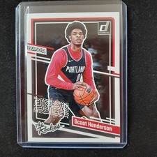 Scoot Henderson The Rookies Donruss #2 2023-24 Red back