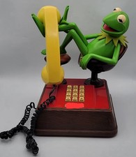 Vintage Kermit The Frog 1983 Novelty Telephone, Jim Henson 