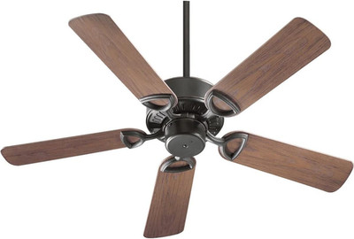 Quorum Estate 42'' Indoor/Outdoor Ceiling Fan - Oiled Bronze, Walnut Blades