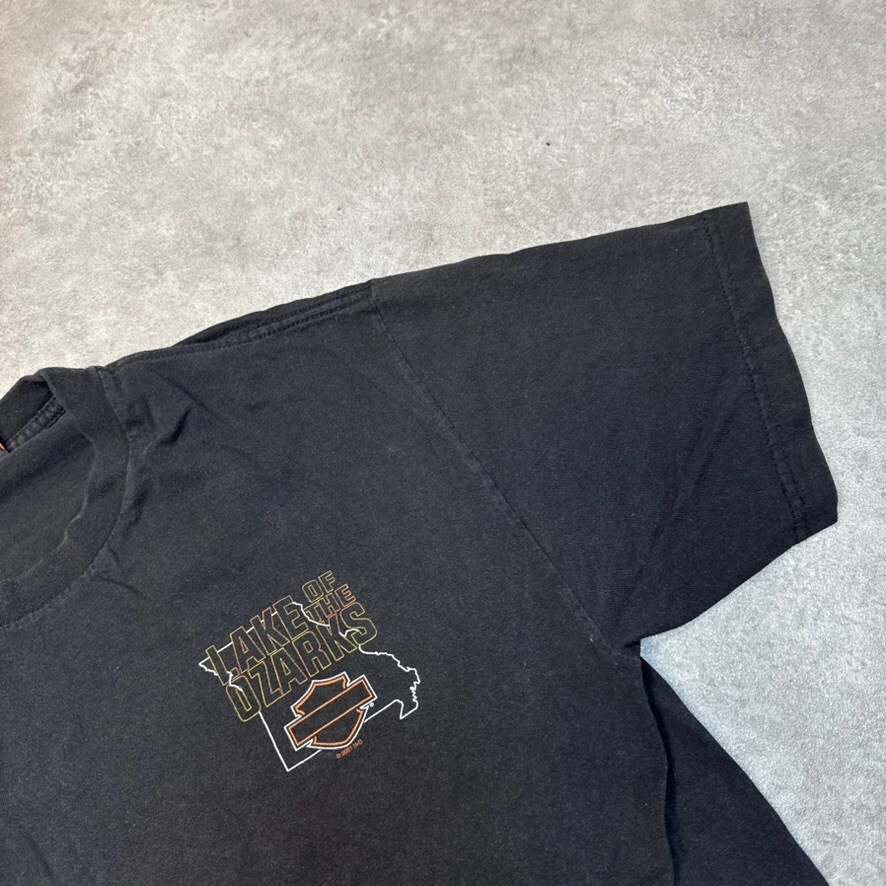 Harley Davidson T-Shirt Mens Large Graphic Biker Short Sleeve Tee, Black image 5