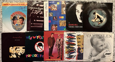 LOT OF 10 ROCK 7" 45 PICTURE SLEEVES ALL VG OR BETTER MAINLY UNPLAYED
