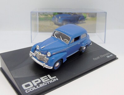 GC1627 IXO / OPEL COLLECTION / OPEL OLYMPIA 1951-1953 BLUE 1/43