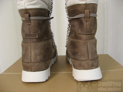 NEU The North Face Damen Sisque wasserdicht hoher Stiefel 6,5/37,5 Sepia braun/elfenbein - Bild 9 von 12