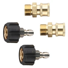 Pressure Washer Adapter Sets M22 14mm To 1/4 Quick Connect Fittings Replace Part