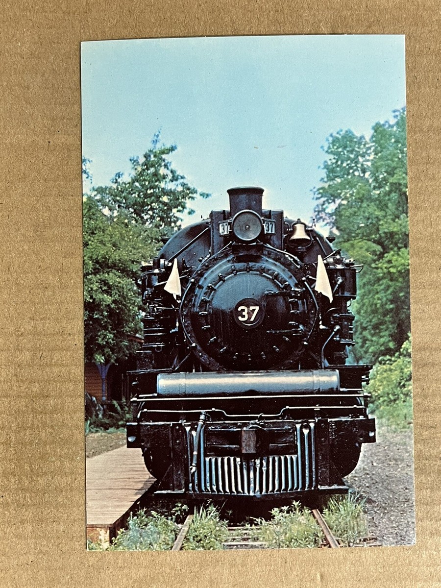 Postcard Pennsylvania PA Wawa & Concordville Steam Railroad Train