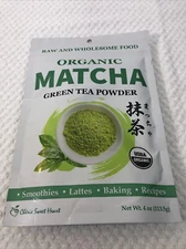 Cherie Sweet Heart ORGANIC MATCHA Green Tea Powder 113.5g (4oz) Lattes Smoothies